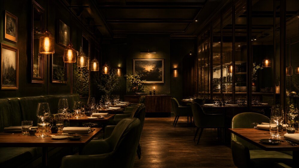 Elegant restaurant interior