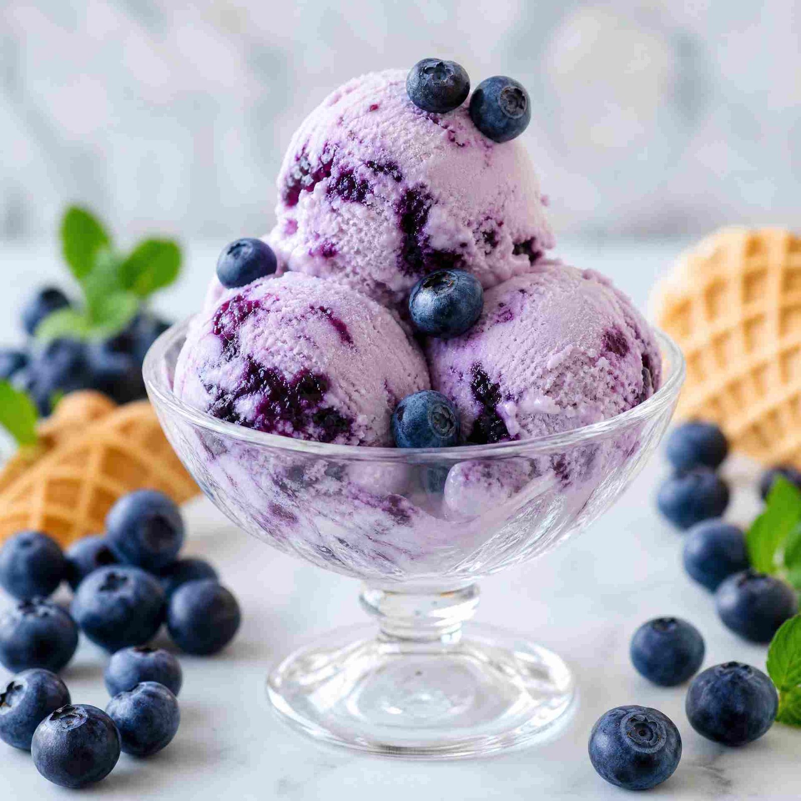 Blueberry Ice Cream