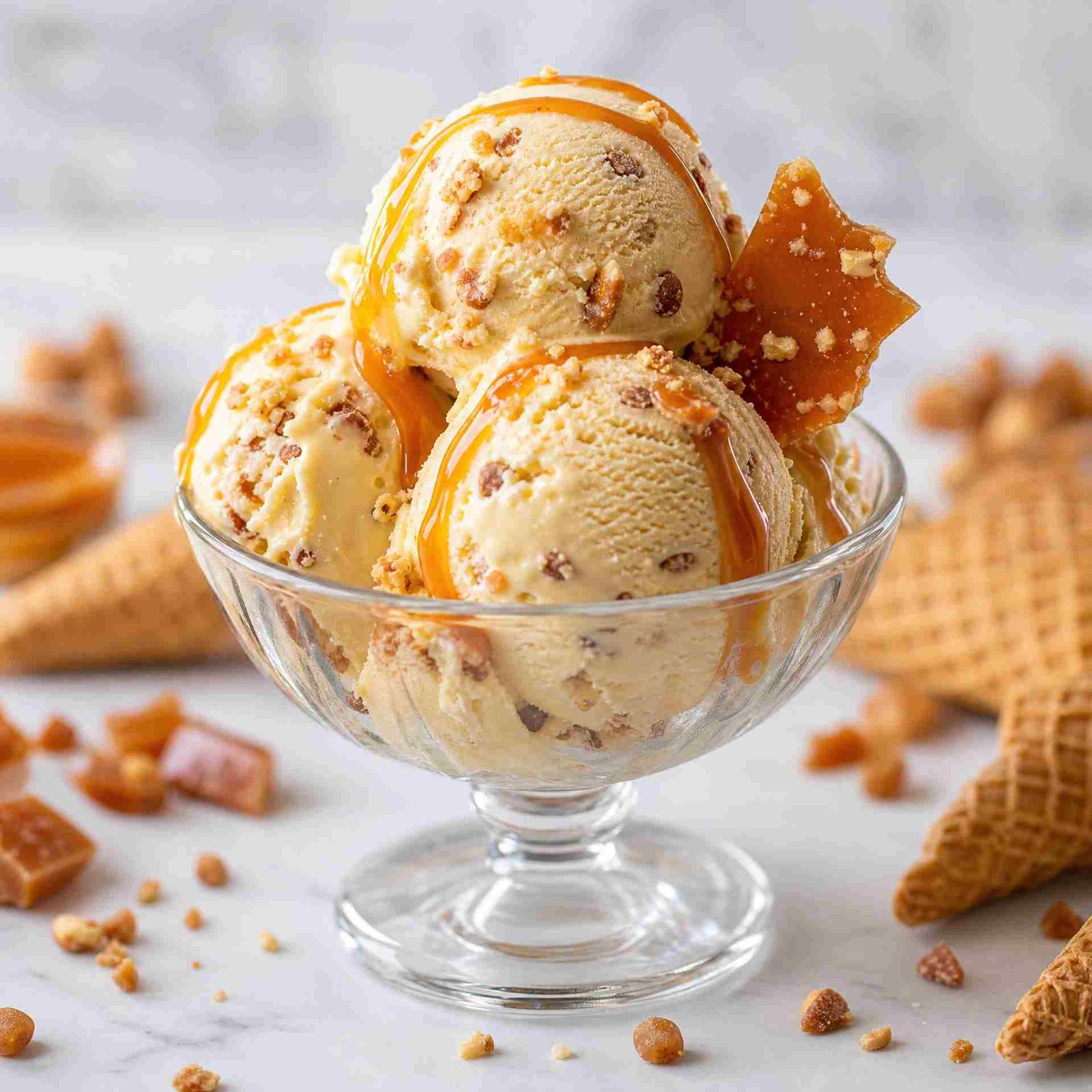 Butter Scotch Caramel Ice Cream